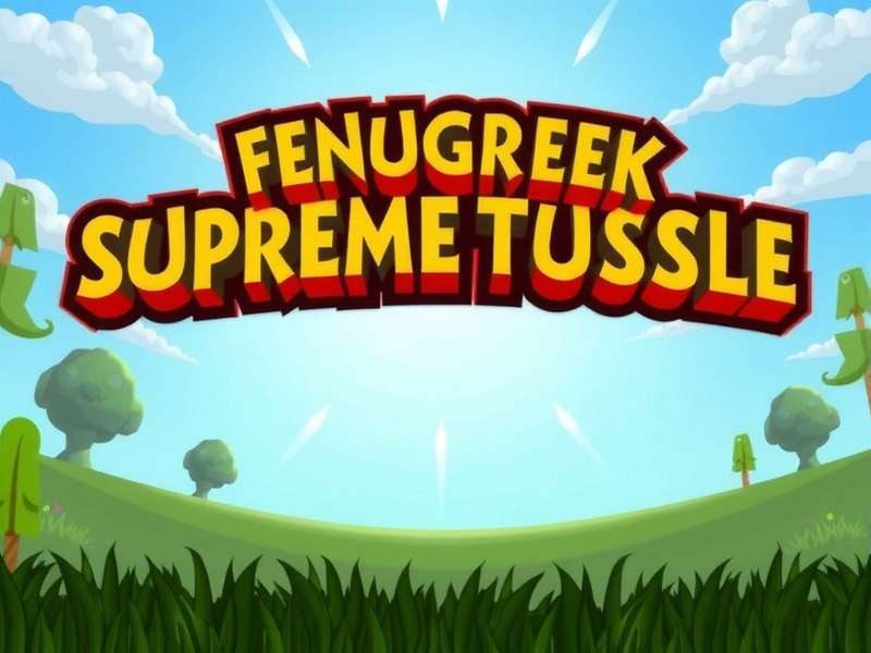 Fenugreek Supreme Tussle Epic Battle Scene Fenugreek Supreme Tussle Game Banner